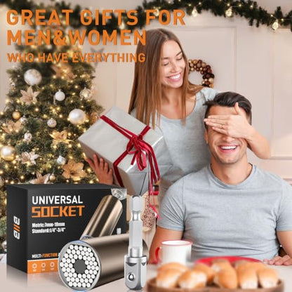 BIIB Birthday Gifts for Men Dad HusbandUniversal Socket Stocking Stuffers
