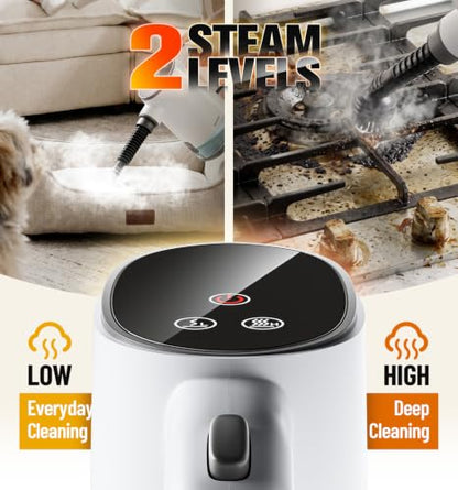Handheld Steam Cleaner for Home, 3s Instant Heat Pressurized Steamer