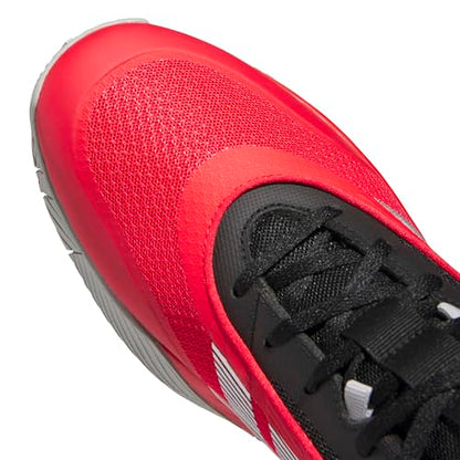 adidas Men's Own The Game 3.0 Basketball, Pure Ruby/Silver Metallic/Black, 9