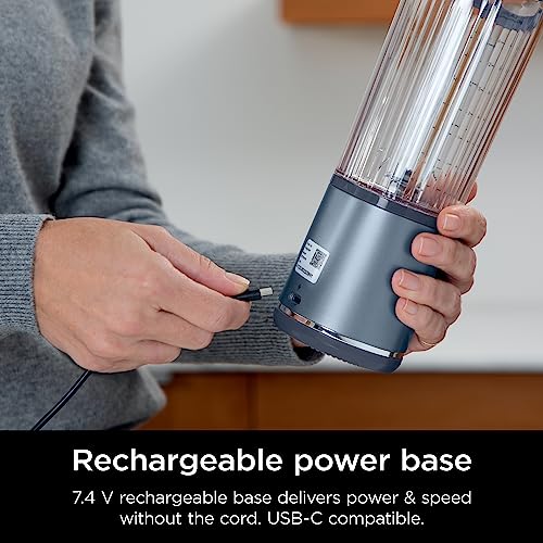 Ninja Blast Portable Blender, Cordless, 18oz/530mL, Denim Blue, BC151NVC