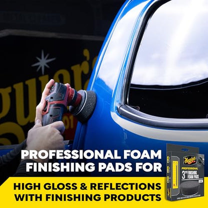 Meguiar's Professional 3" Finishing Foam Pad, 3pk, 14/CV