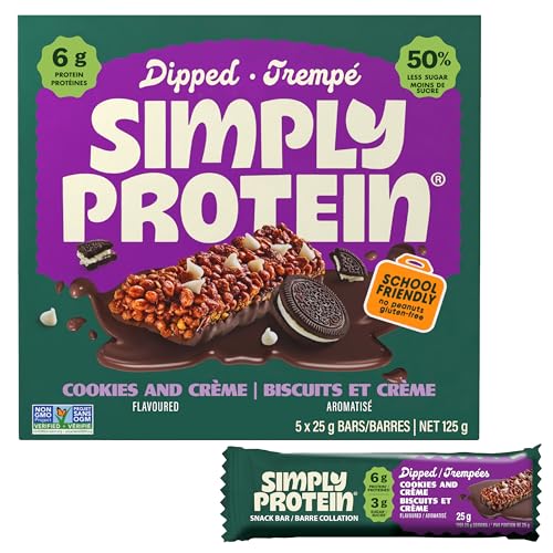 SimplyProtein Dipped Cookies and Cream 5ct
