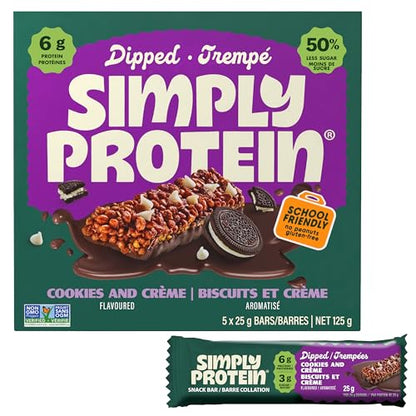 SimplyProtein Dipped Cookies and Cream 5ct