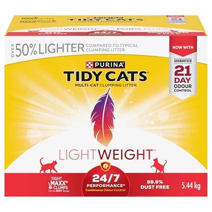 Tidy Cats 24/7 Performance Cat Litter, LightWeight Multi-Cat - 5.44 kg Box