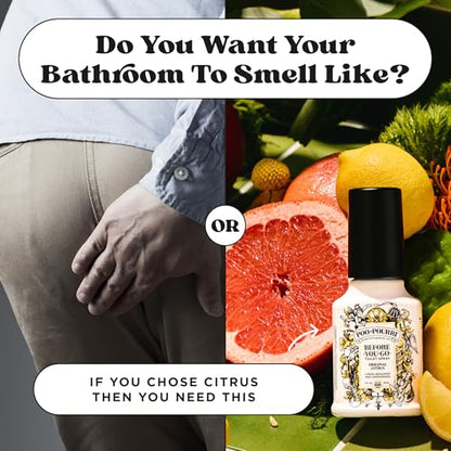 Poo Pourri Boxed Original Citrus, Before-You-Go Toilet Spray, Bathroom Odor Eliminator Freshener 59ml - CA