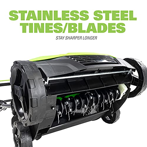 Greenworks 13 Amp 14-Inch Corded Dethatcher/Scarifier, DT13B00