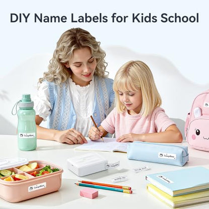 NIIMBOT D110 Label Maker Machine with Tape(Pre-Cut Sticker Size 12x40mm)