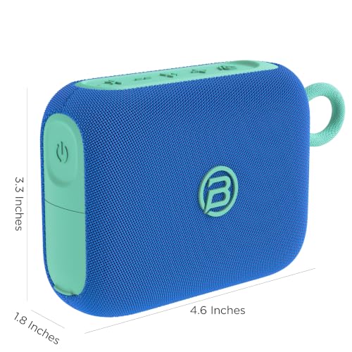 BUGANI Rove Go 5 Portable Bluetooth Speaker, IP67 Dust & Waterproof Blue
