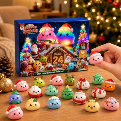 Christmas Advent Calendar 2026 Squishies, 24 Days Countdown Gift，01 | Christmas Advent Calendar with 24 Cute Mini Squishies for Christmas Countdown Calendar 2026 Xmas Holiday Gifts