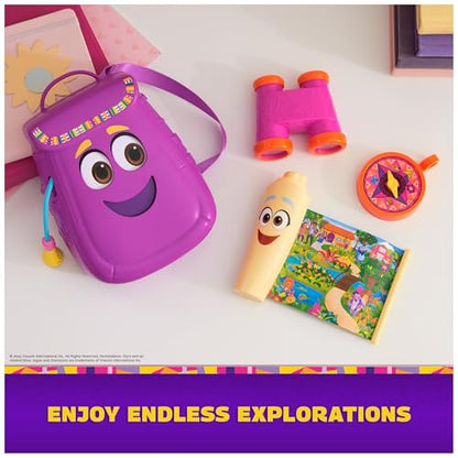 Dora, My Adventure Backpack, with Explorer Accessories‚ Toy Binoculars, Map & Compass, Kids Toys for Girls & Boys Ages 3 & Up