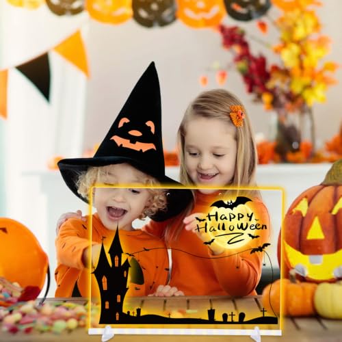 16" LED Drawing Board for Kids Birthday Gifts for Girls, Black/Yellow
