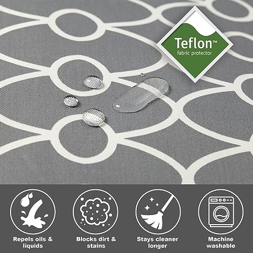 MidWest Homes for Pets Dog Crate Cover with Teflon Fabric Protector, Privacy Crate Cover Fits Midwest and New World 60.96cm Long Dog Crates, Machine Wash and Dry, CVR24T-GY