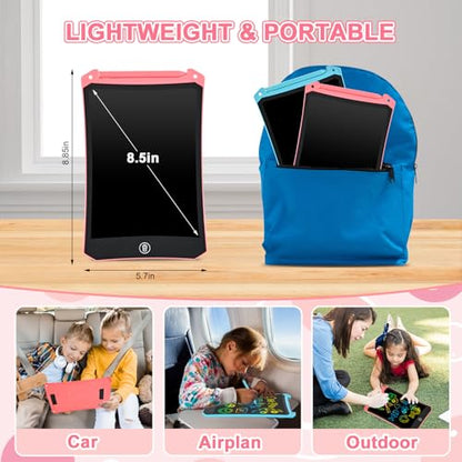 cimetech Kids LCD Writing Tablet, Toddler Drawing Tablet, Kids Toys 2 Pack