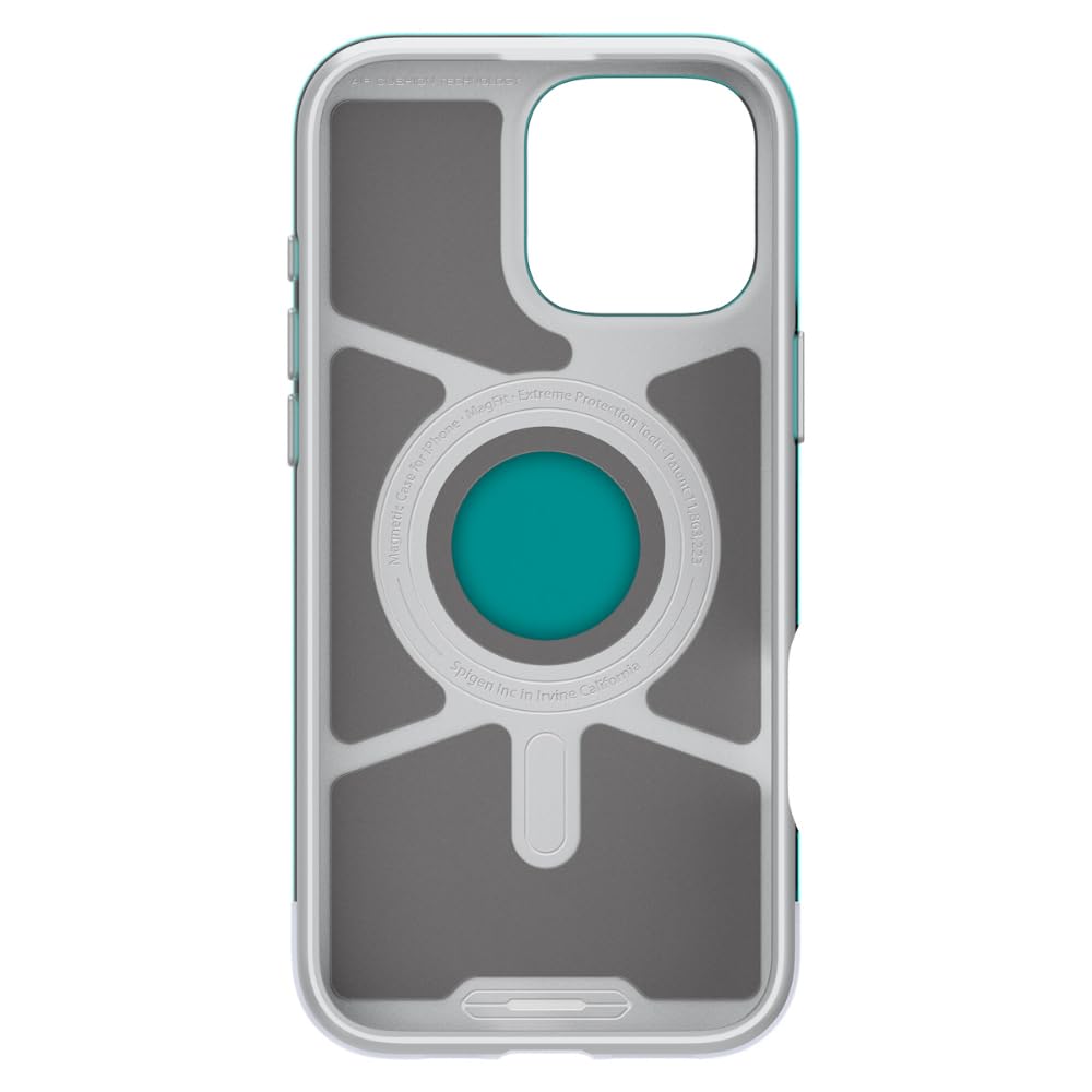 Spigen Case for iPhone 16 Pro Case, Classic C1 [MagFit] Compatible with MagSafe - Bondi Blue