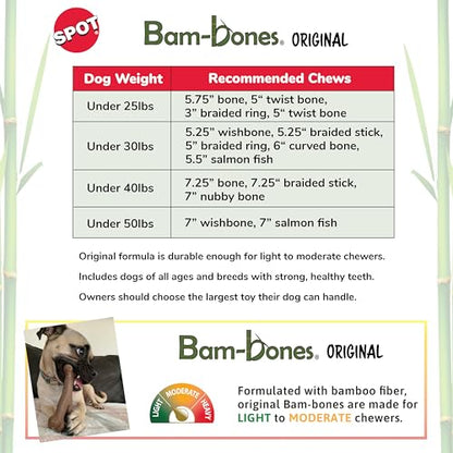 Ethical Pets 54316 Bambone Bone Chicken Pet Chew Toys