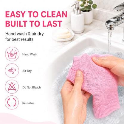 Moisturizing Socks Women, Heel Socks for Dry Cracked Feet, 100% Cotton Gel Socks for Overnight Hydration – Deep Moisturizing Foot Socks with Rose, Jojoba & Olive Oils, Pink, 2 Pairs