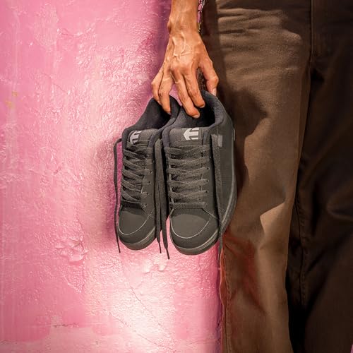 Etnies Kingpin - Classic Skate Heritage Fashion Style with on-Trend Puffy Look, Reinforced Cupsole - Black/Black - 10
