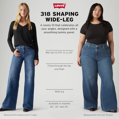 Levi's Women's 318 Shaping Wide-Leg Jeans