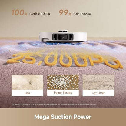 DREAME L40 Ultra Gen 2 Robot Vacuums and Mop with 25,000Pa Suction