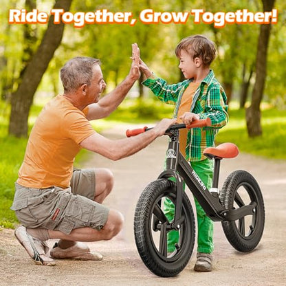 Ridego 14 Inch Balance Bike for Kids 3-6 Year Old with Lightweight Frame