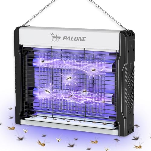 PALONE Bug Zapper, LED Electric Fly Swatter Hanging Function BrightBlack