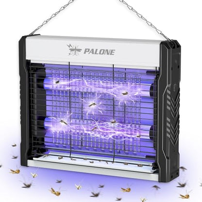 PALONE Bug Zapper, LED Electric Fly Swatter Hanging Function BrightBlack