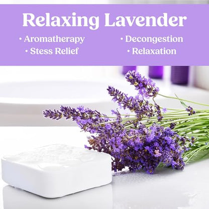 Lavender Shower Steamers Aromatherapy for Women, Lavender Shower Bombs Aromatherapy for Women, Shower Tablets, Shower Scent Steamers, Organic Shower Steamer Gift Set