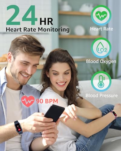 BUTFORFIT Fitness Tracker,Smart Watch with 1.47" Touch Display,137+Sport Modes Fitness Watch with Heart Rate Sleep Monitor, Step Counter,IP68 Waterproof Activity Trackers for Women Men(Deep Purple)