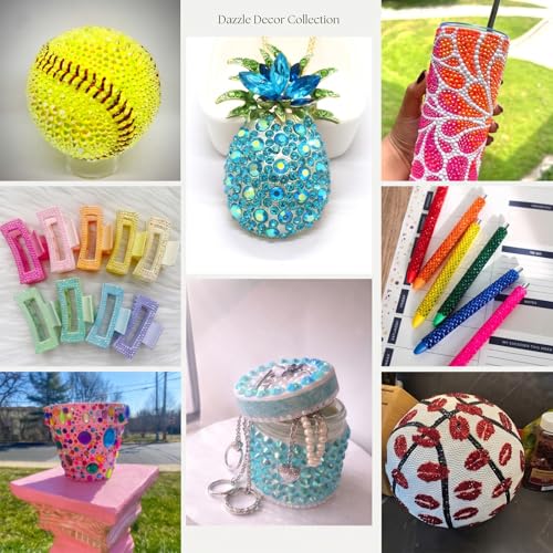 24 Colours Bedazzling Kit with Glue, 22000Pcs 3mm Resin Flatback Rhinestone, Bedazzle Kit Comes with a Full Set of Tools, Bedazzling Gems for Nail Art Crafting Book Makeup Clothing Shoes Diamond Art
