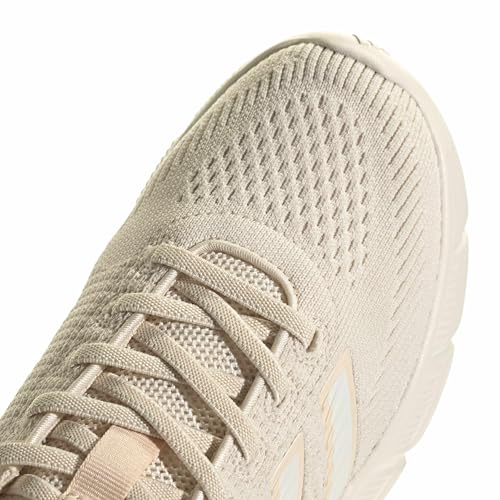 adidas Women's Cloudfoam Flex - Slounge, Wonder White/Off White/Sand Strata, 11