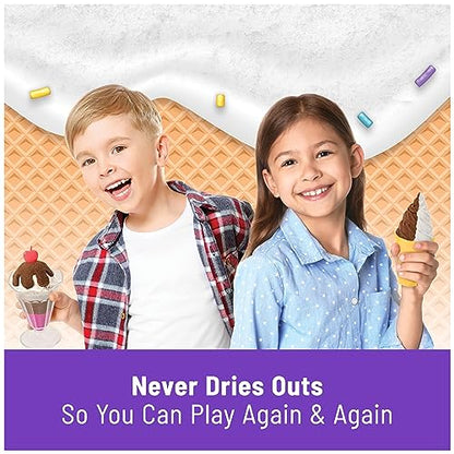 Kinetic Sand Scents Ice Cream Treats, Moldable Sand Sensory Toys, Ages 3+