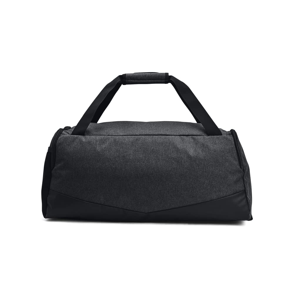 Under Armour Unisex-Adult Undeniable 5.0 Duffle, Black Medium Heather (002)/Metallic Gold, Medium (58L), Undeniable 5.0 Duffle