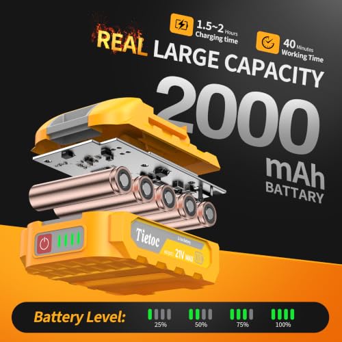 Mini tronçonneuse sans fil TIETOC 6 pouces avec grandes batteries, tronçonneuse électrique 880 W avec système de lubrification, petite tronçonneuse à batterie pour la coupe du bois/des arbres pour hommes, papa, mari, gadget