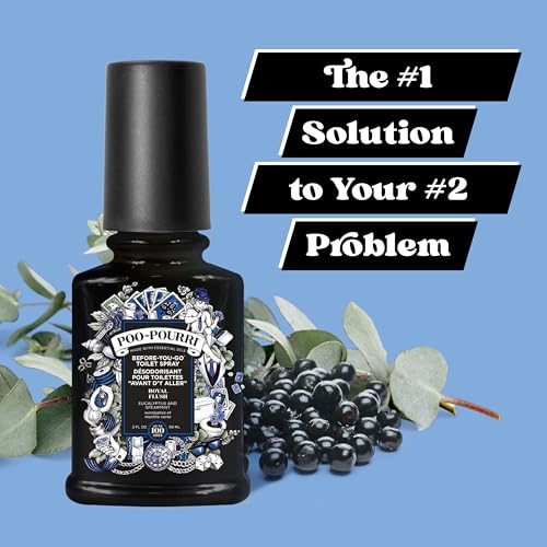 Poo Pourri Royal Flush, Before-You-Go Toilet Spray, Boxed, Bathroom Odor Eliminator Freshener 59ml