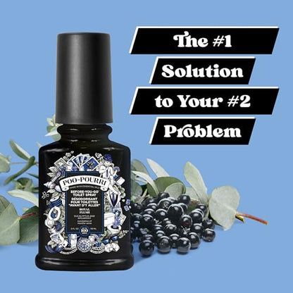 Poo Pourri Royal Flush, Before-You-Go Toilet Spray, Boxed, Bathroom Odor Eliminator Freshener 59ml