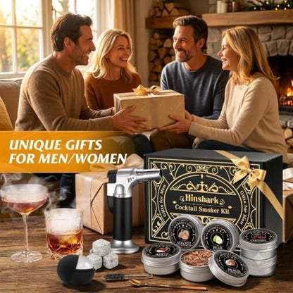 Christmas Stocking Stuffers Gifts for Men, Whisky Smoker Kit, No Butane