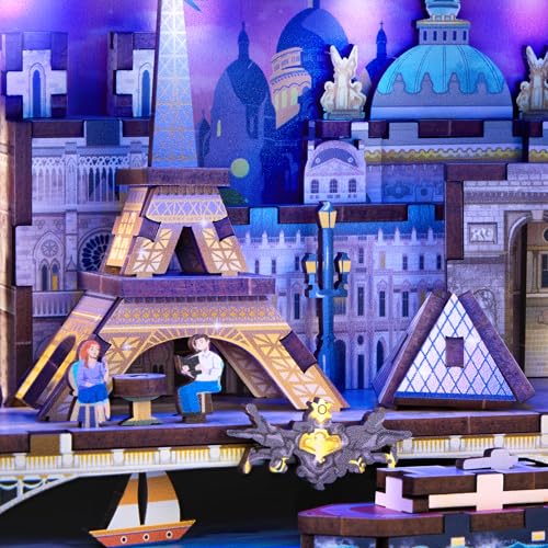 Arkitec CityVision Paris Adult 3D DIY Miniature Building Kit Book Nook