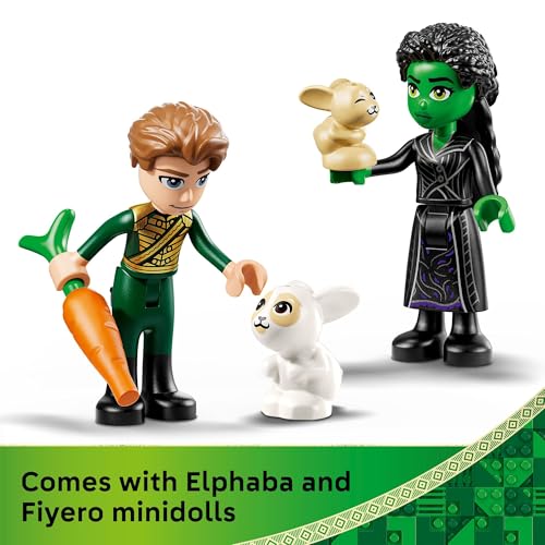 LEGO Wicked Elphaba’s Retreat Building Toy - Elphaba & Fiyero Toy Figures and Playset with Forest Friends - Pretend Play Building Blocks for Kids, Ages 7+ - Wicked Gift for Girls & Boys - 75687