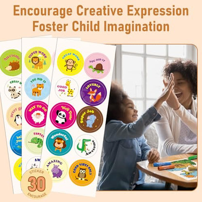 JUPITEARTH Tempera Paint Sticks for Kids, Quick Drying, 24 Colors