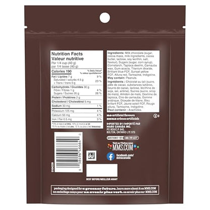 M&M'S, Milk Chocolate Candies, Family Size Bag, 345g