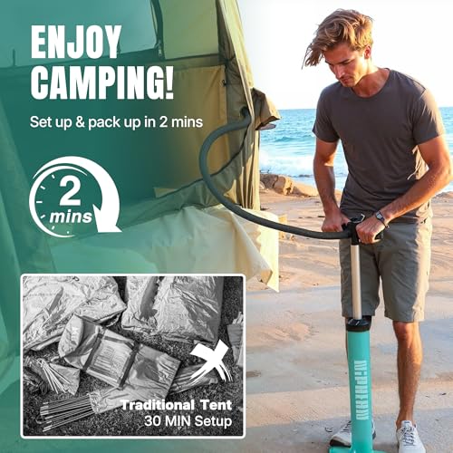 Niphean Truck Bed Tent Inflatable Camping Tent 5.5ft-8ft for 2+1 People