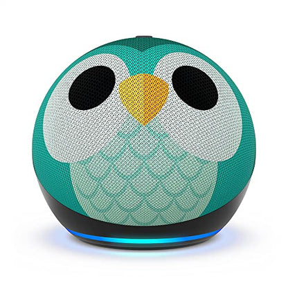 Amazon Echo Dot Kids (newest model), Designed for kids, with parental controls, Designed for Alexa+, Owl