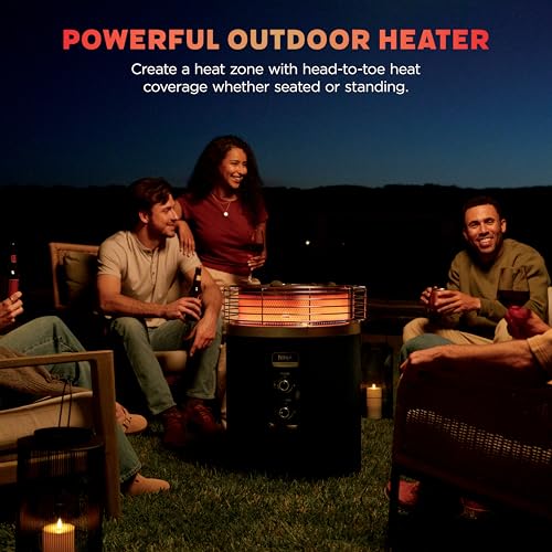 Ninja Fireside360 Smokeless Fire Pit/Patio Heater, Black, OF101C