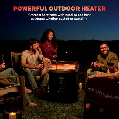 Ninja Fireside360 Smokeless Fire Pit/Patio Heater, Black, OF101C