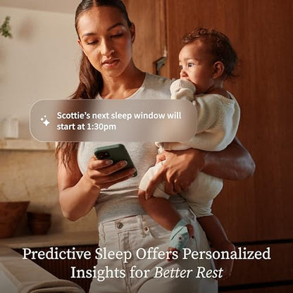Owlet Dream Duo 3 Smart Baby Monitor System, Dream Sock + 2K HD Camera