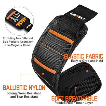 Lenski Stocking Stuffers for Men, Magnetic Wristband Tools Gifts for Men