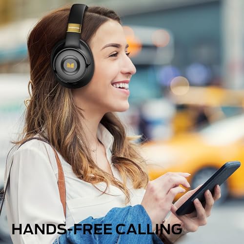 Monster Persona SE ANC Active Noise Cancelling Headphones, Wireless Bluetooth Headphones Over Ear, 60H Playtime, HiFi Stereo Audio, Deep Bass, Built-in Mic, Bluetooth Headphones for Home Office Travel