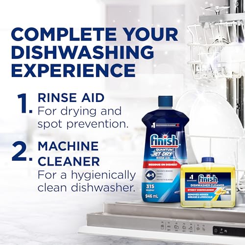 Finish Quantum Ultimate Dishwasher Detergent Pods, 72 Tabs