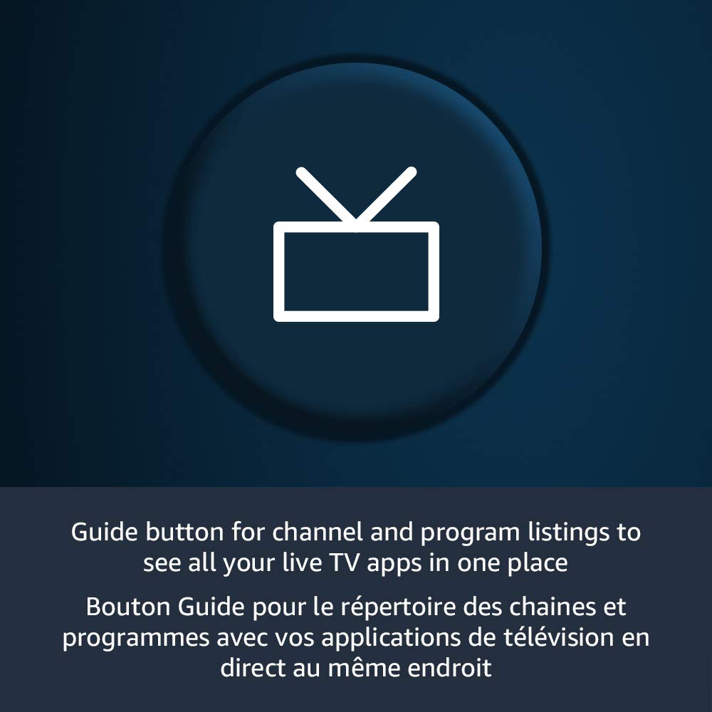 Amazon Fire TV Alexa Voice Remote (newest model) with TV controls, requires compatible Fire TV device