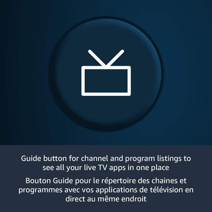 Amazon Fire TV Alexa Voice Remote (newest model) with TV controls, requires compatible Fire TV device